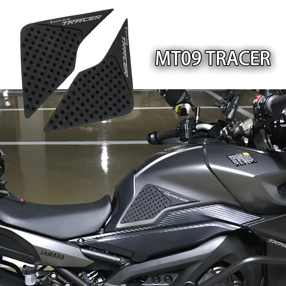 Suitable for Yamaha MT09 TRACER Motorcycle Rubber Anti-Slip Pads Tank Traction Pads Heat Insulation Side Stickers decoration