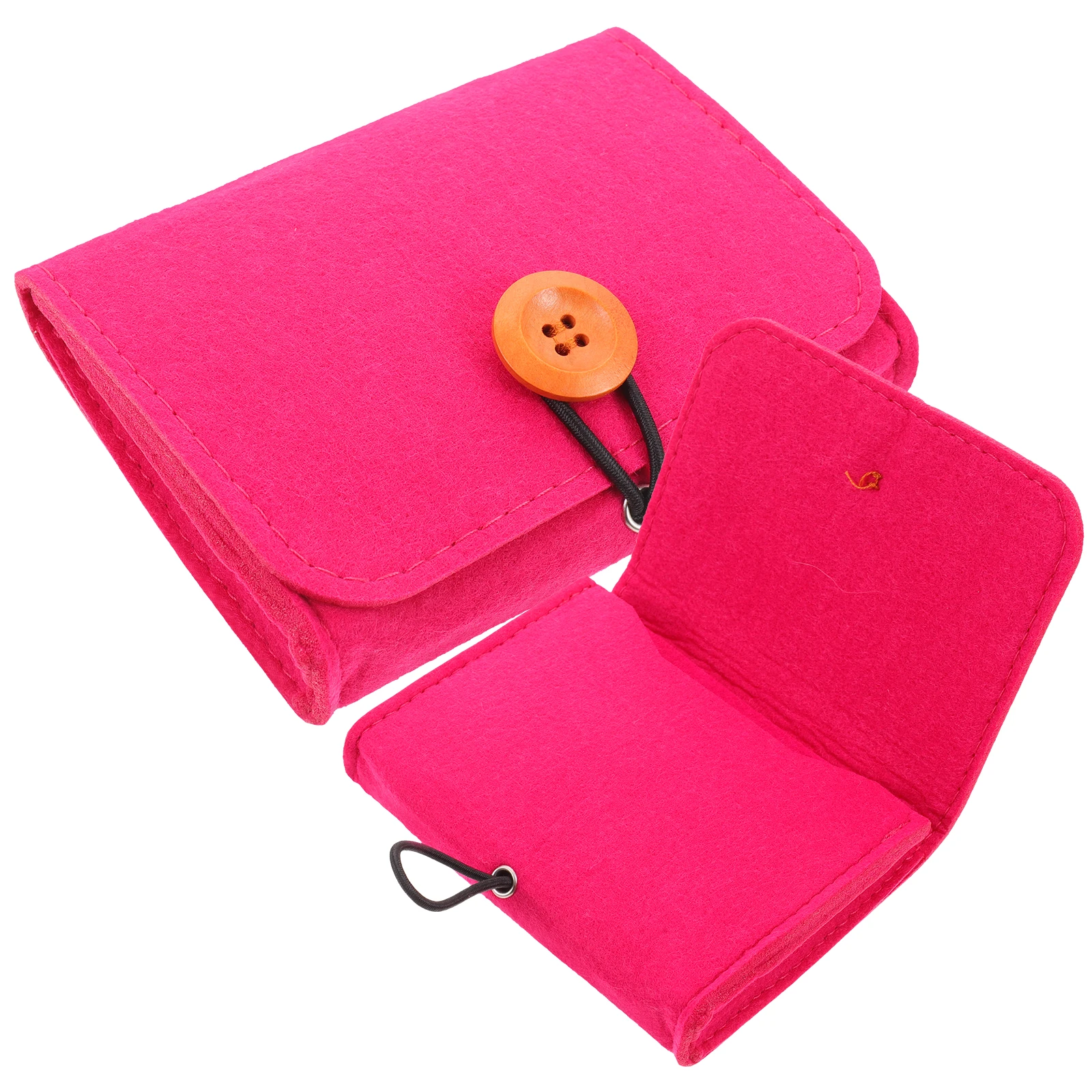 

2pcs Essential Storage Bag Felt Portable Organizer Travel Case Tote Bottle Essential Oil Storage Container Bag Protector