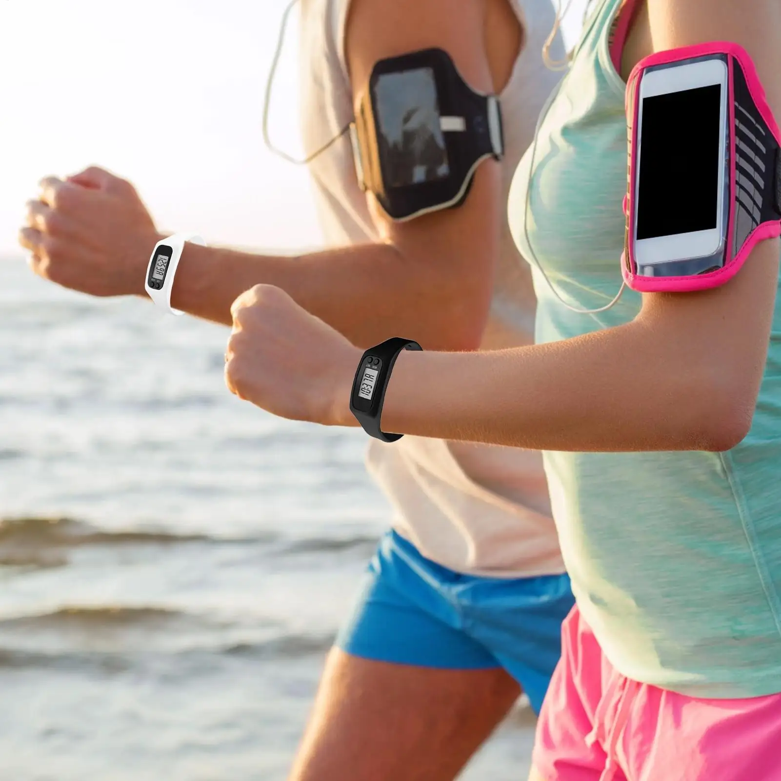 Step Counter Watch Bracelet No Phone No App Required Fitness Trackers With Step Count For Walking Running Daily Use Travel​
