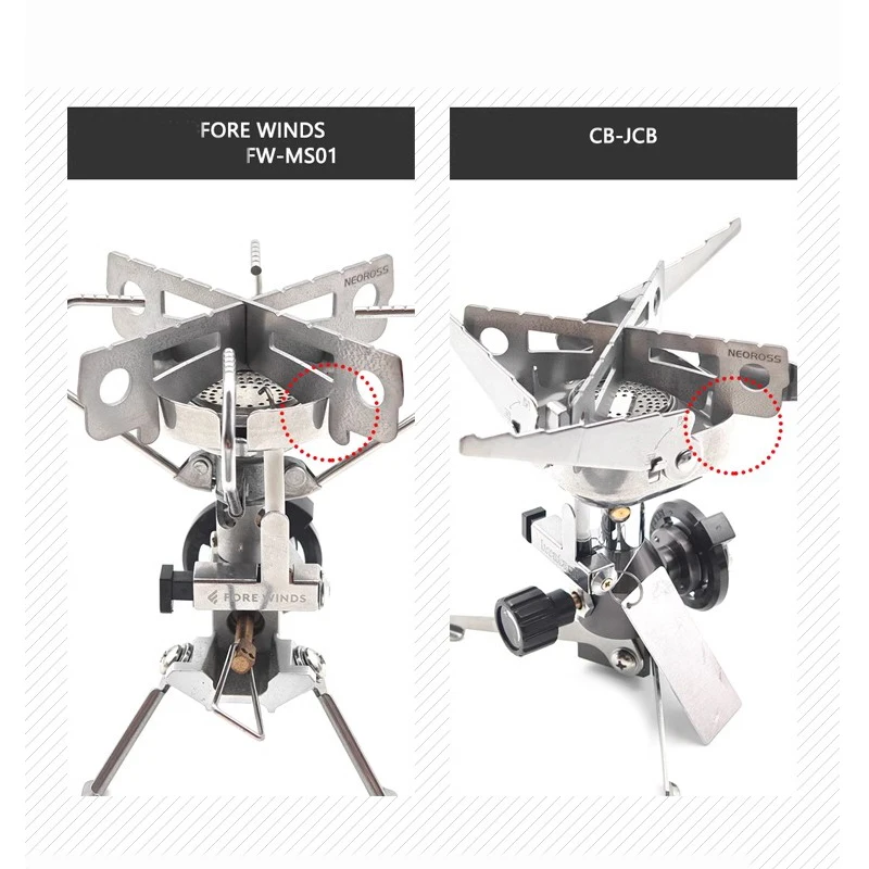 For Iwatani FORE WINDS Mini Folding Stove CB-JCB Pure Titanium Stove Stand Burner Non-slip Bracket Camping Stove Accessories