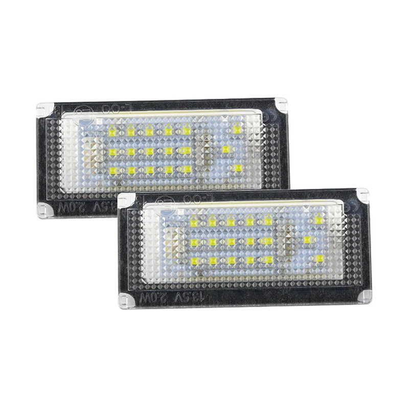 Car License Plate Light Lamp Bulb Parts Replacement For Mini Cooper S R50 R52 04-08 R53 01-06 LED License Plate Lights