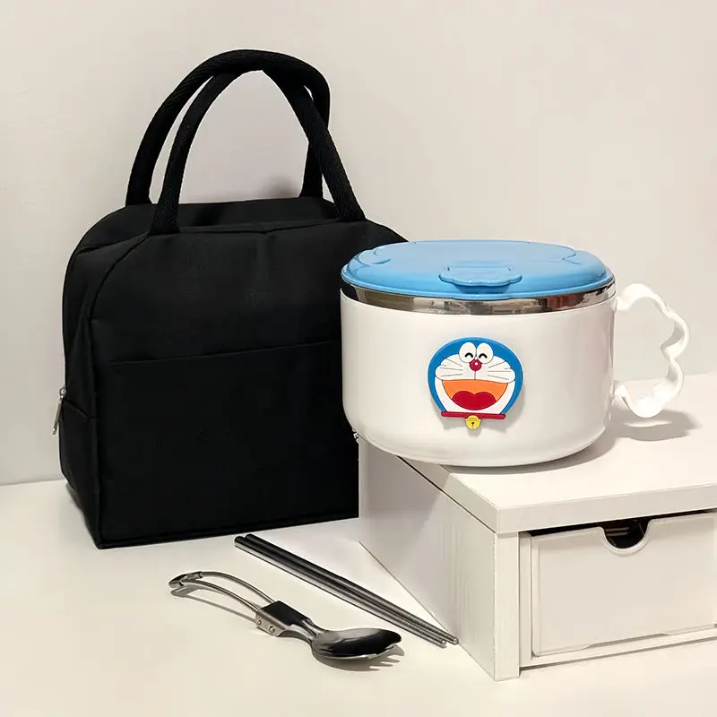 جديد عبقور الإبداعية الكرتون معزول علب الاغذية مريحة وعاء المعكرونة الفورية للطلاب النوم عالية الجودة مجموعة أدوات المائدة