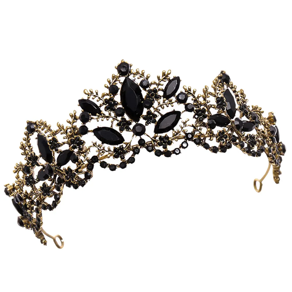 

Alloy Crown Headpiece Elegant Wedding Tiara for Girls Lightweight Comfortable Decorative Bride Shining Accessories