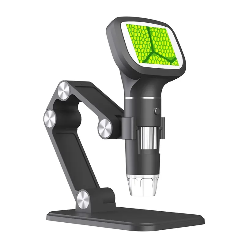 

Upgrade Portable Digital Microscope1600X Magnification Coin Microscope With 8 Leds 2.4 Inch Microscope For Repair Soldering