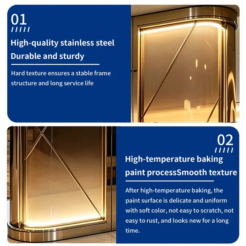 custom.Factory Direct Stainless Steel Wrought Metal Room Divider Glass Acrylic Sheet Screen Office Room Zoning