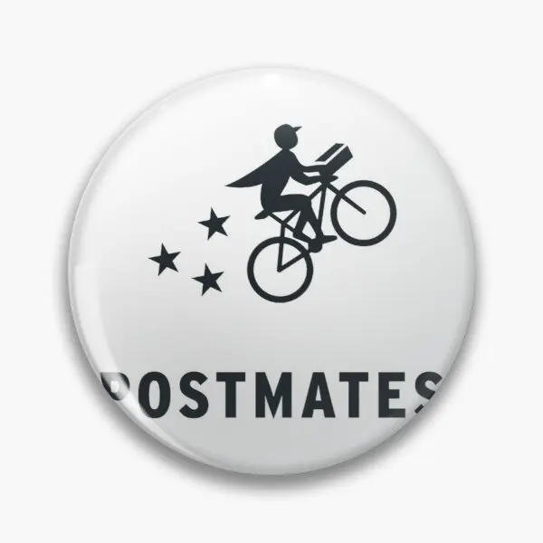 Postmates Gear For Postmates Workers  Soft Button Pin Cartoon Cute Women Gift Funny Hat Jewelry Brooch Collar Creative Badge