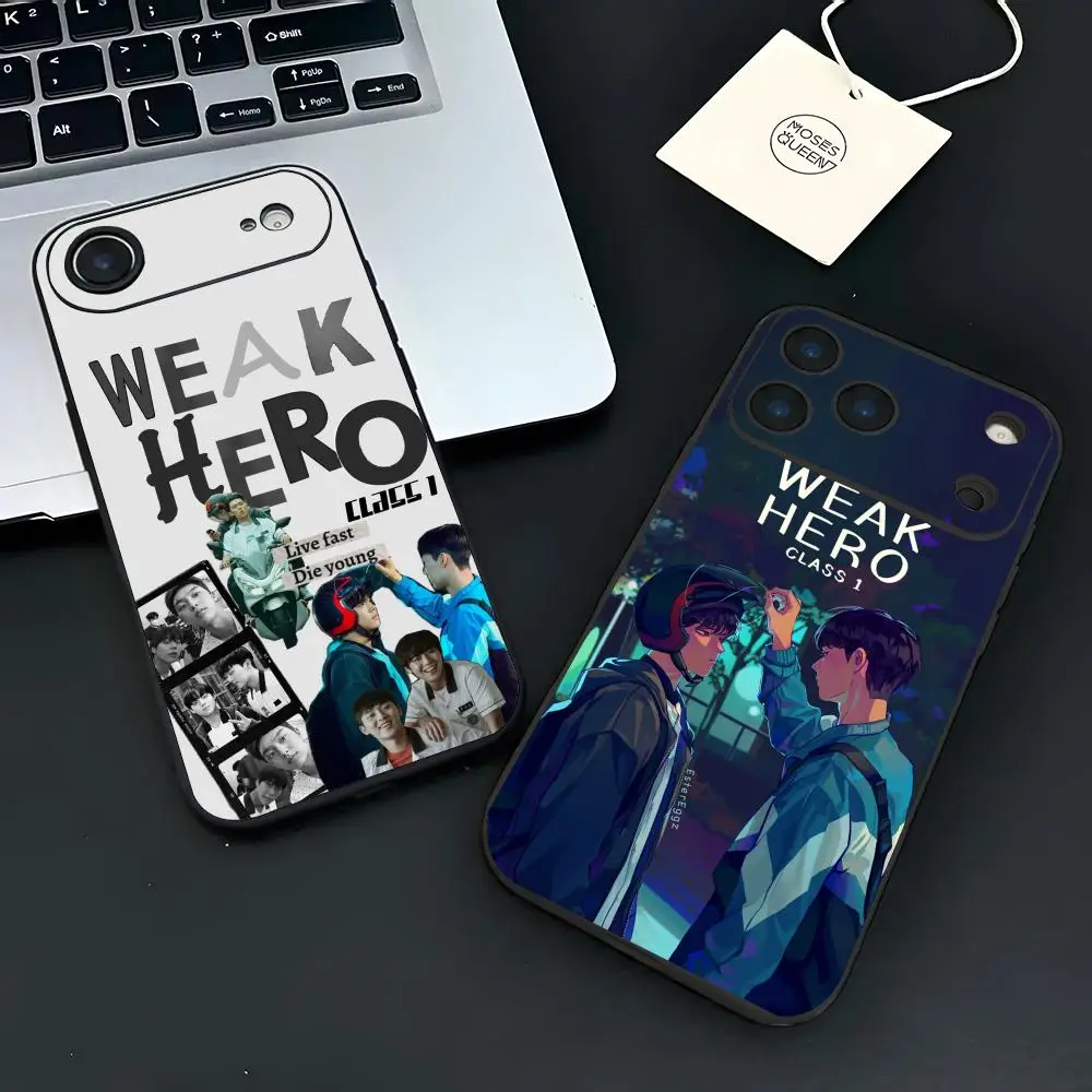 Popular online TV series W-Weak Hero Phone Case for iPhone 12-17 Air Plus Pro Max Satin Glossy Colorful Great Gift