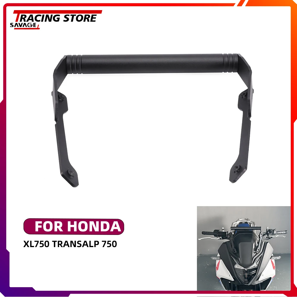 

2025 New GPS Navigation Mobile Phone Sat Nav Mount Bracket Holder For Honda XL 750 Transalp 750 22mm 7/8" Handlebar Accessories