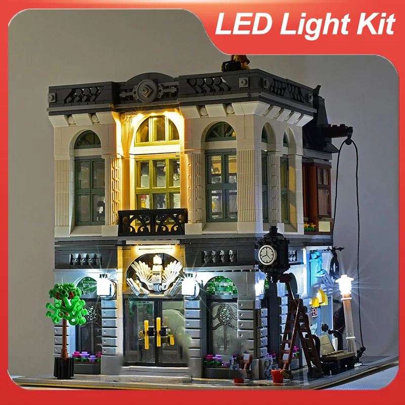 LED-Lichtset für 10251, kompatibel mit 15001 Brick Bank (nur LED-Licht, Modellbausteine NICHT im Lieferumfang enthalten)