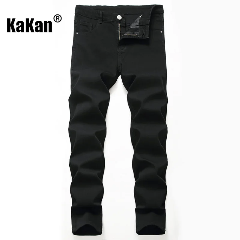 Kakan - European and American Summer New High Stretch Jeans for Men, Multi-color Cotton Stretch Casual Long Jeans K36-111