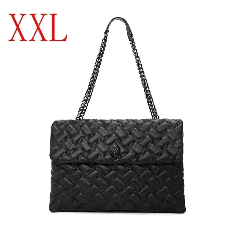 2024 New Large Size Luxury Women\'s Bag Diamond Chain Messenger Bag UK London Design Eagle Bird Head Shoulder Bag Large Capacity