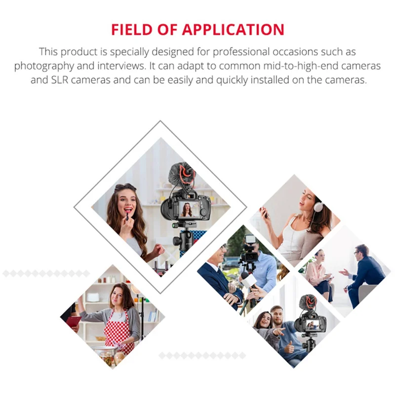 -RRKK 소음 차단 콘덴서 마이크 카메라 녹화 인터뷰 마이크 USB 직접 방송 미니 마이크 Easy Insta