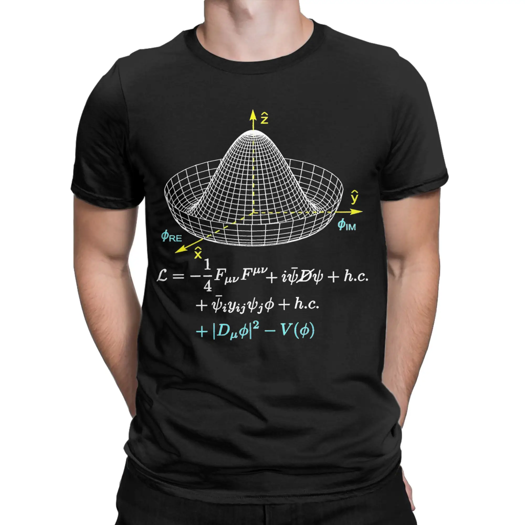 Men Women's Theoretical Physics Schrodinger T Shirt Hip Hop Animal Pure Cotton Clothing Crewneck Tee Shirt Graphic T-Shirts