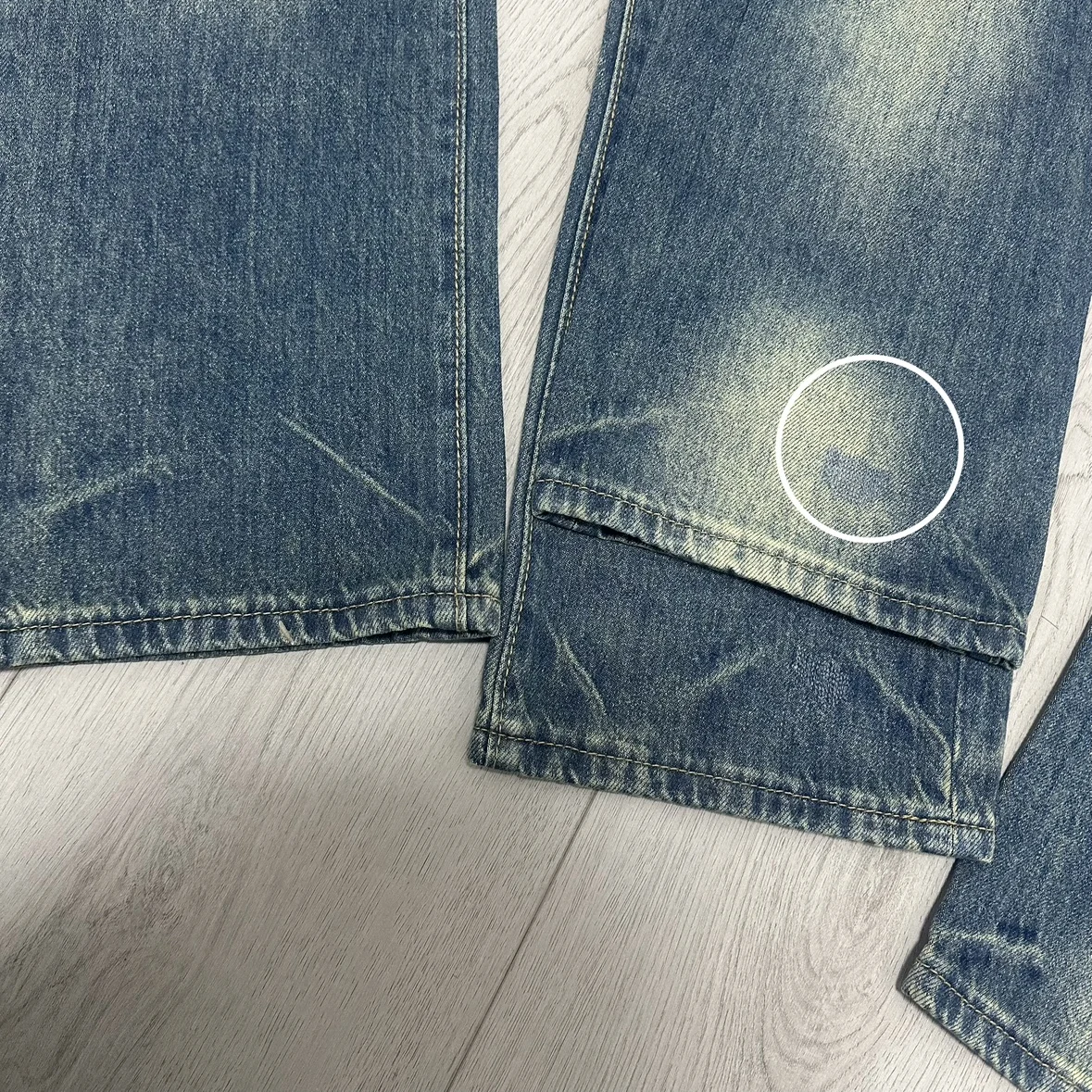 Jean droit en coton avec poche zippée, pantalon en denim confortable, jean décontracté, Vortex sous couverture, coupe, tout neuf, taille S, M, L, XL, # N180