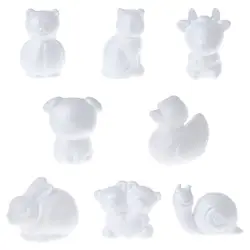 Modeling Animals Shape White Polystyrene Foam Balls Styrofoam Crafts For Children DIY Toys Christmas Gifts Wedding Party Supply