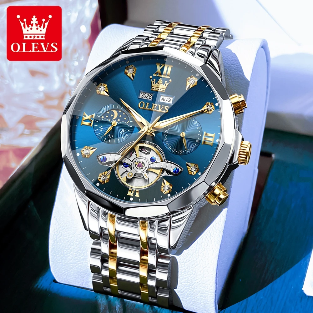 Men's Automatic Mechanical Watch, Stylish Design