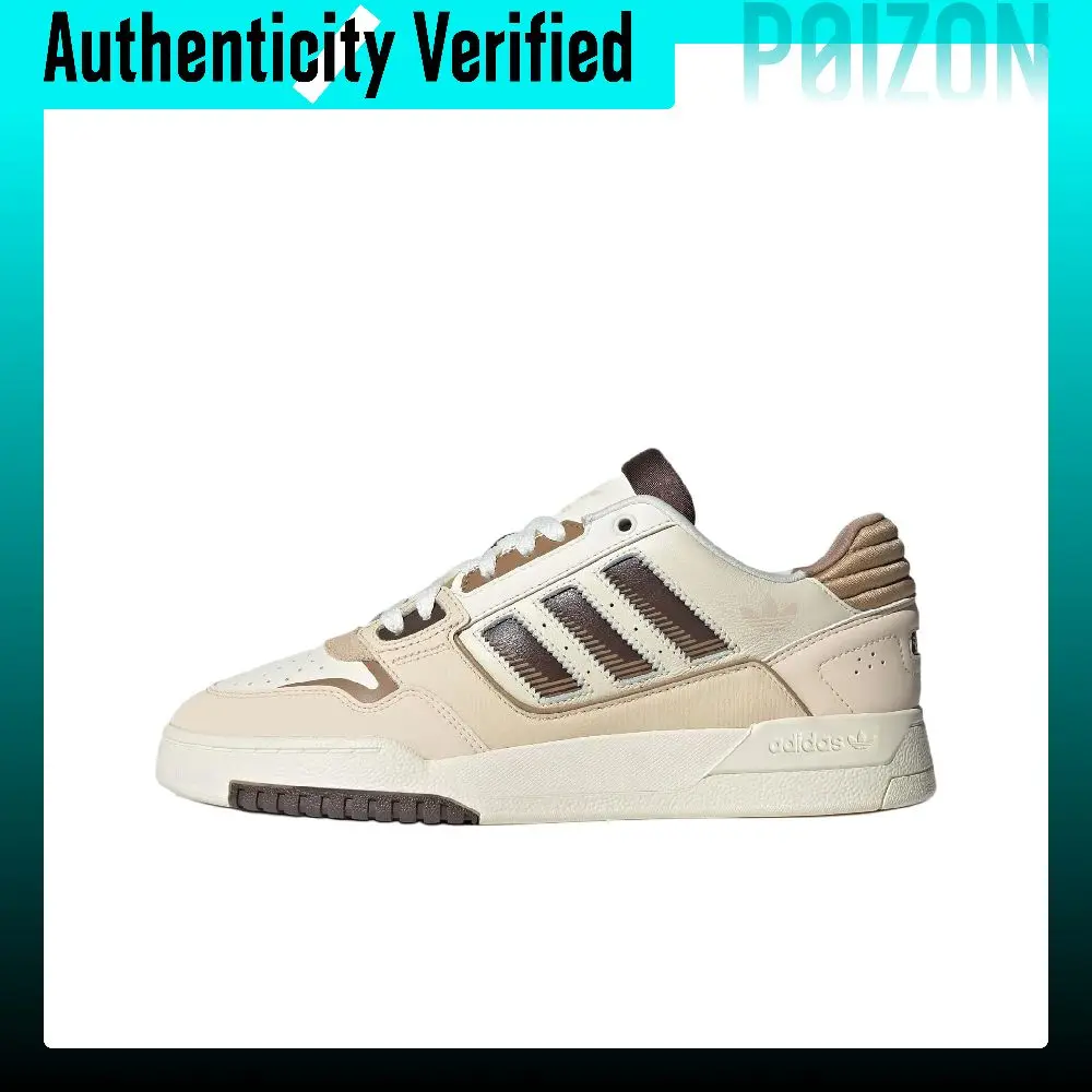 Adidas Originals Drop Step 2.0 Low top Skateboard Shoes Unisex White Brown JP5884