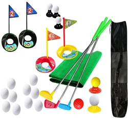 Golf aksesuarları Set geri çekilebilir Golf Metal kulübü 2-6 çocuk eğlence Golf plastik Golf kulubü seti oyuncaklar (34 adet)