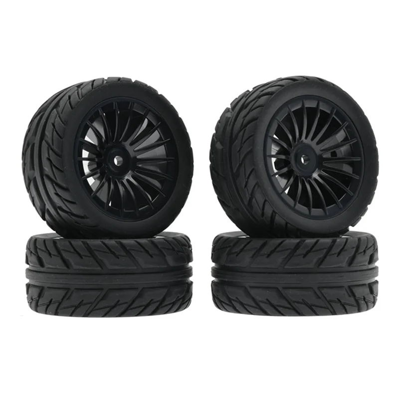 4Pcs Rubber Tire Tyre Wheel for SG1603 SG1604 SG1605 UDIRC UD1601 UD1602 UD1603 UD1604 1/16 RC Car Upgrades Parts