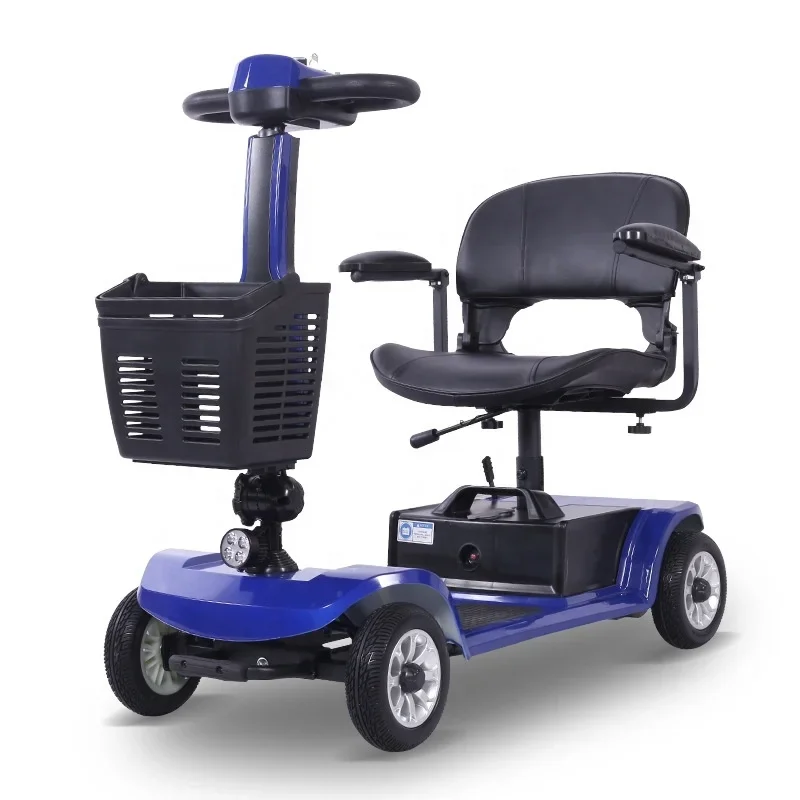 Elderly Mobility Scooter Electric 4 Wheels Handicapped Folding Electric Scooter