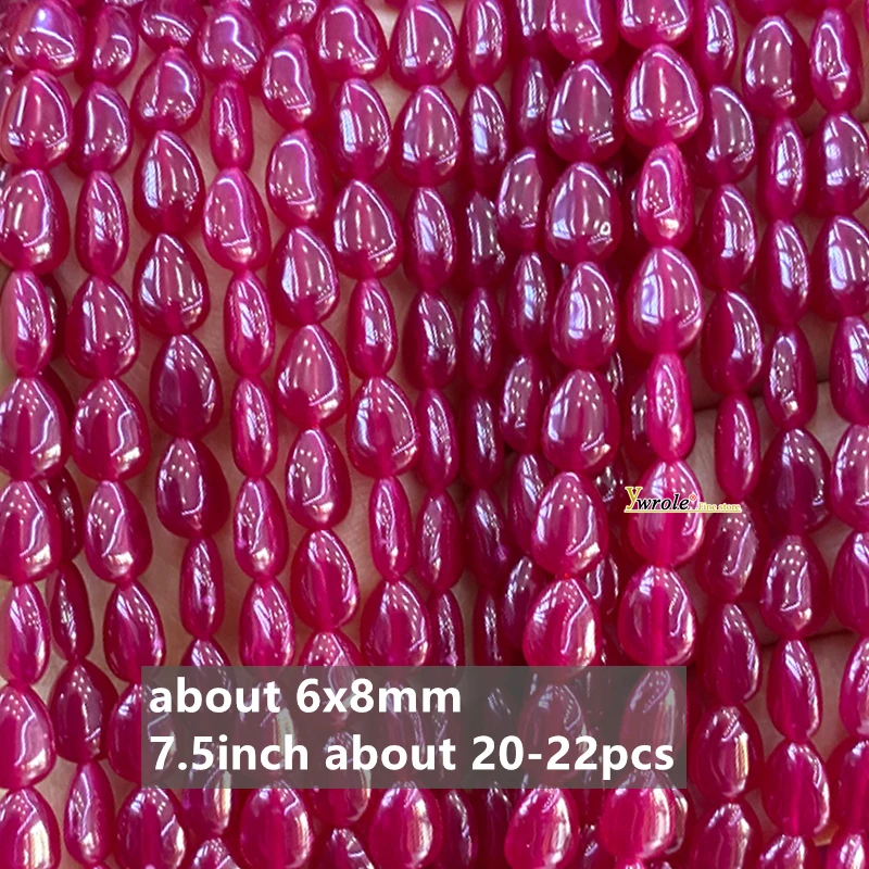 flat drops 6x8mm