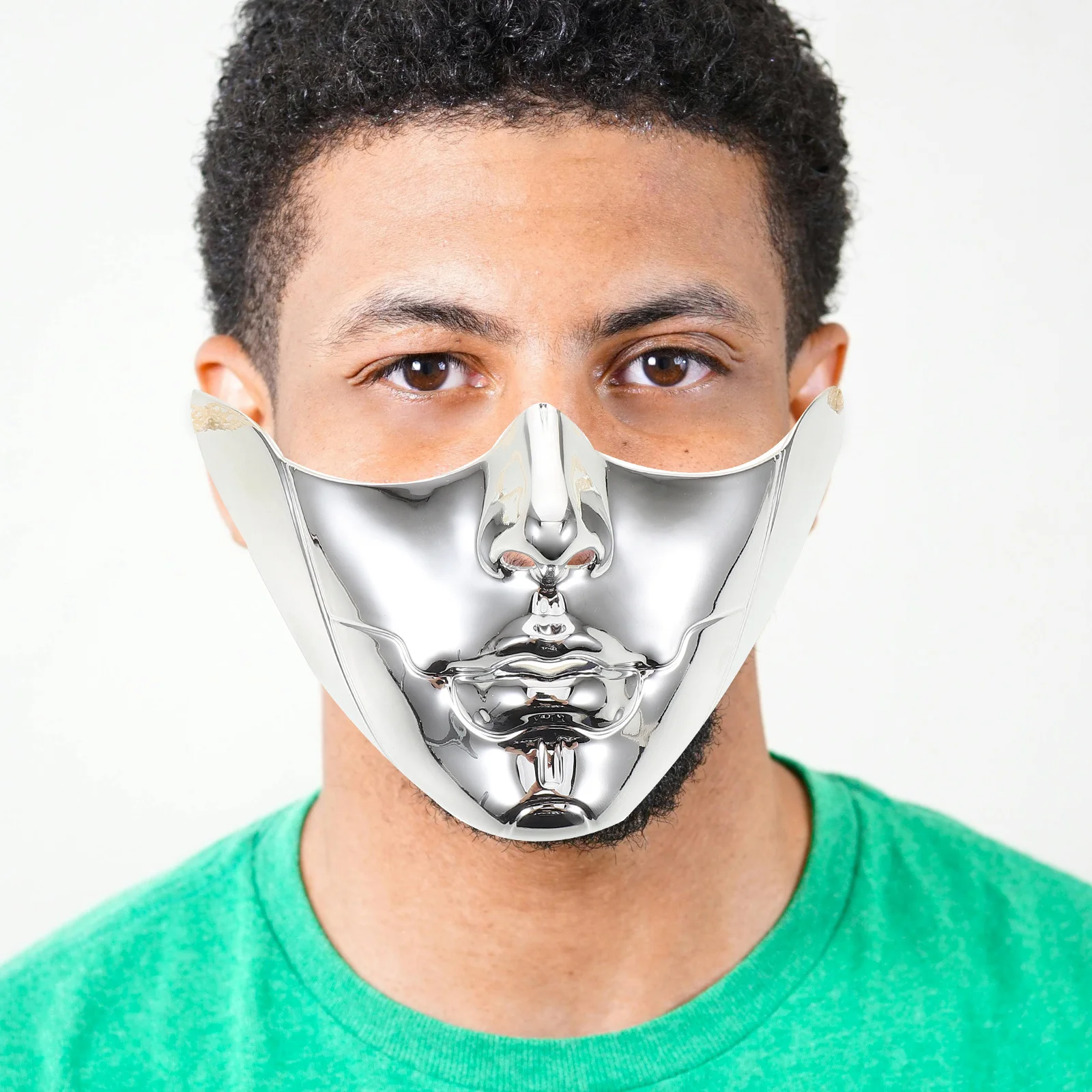 Punk Mechanisch Gezichtsmasker Unieke Scifi Stijl Cosplay Halloween Party Props Mannen Vrouwen Unisex Kostuum Accessoire Punk Masker