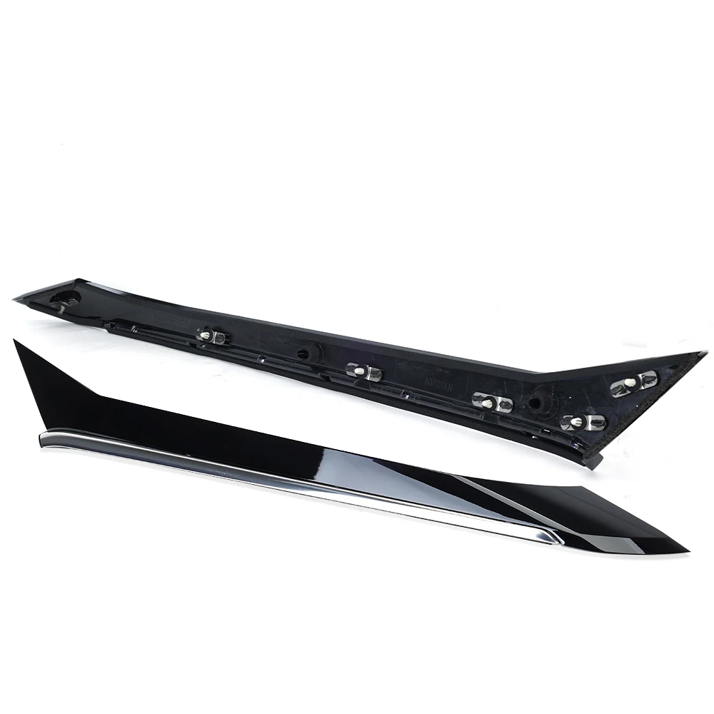 Rear Pillar Molding Trim for Nissan Maxima 2016-2021 Exterior Bumper Chrome Trim Plate Black Replacement Car accessories