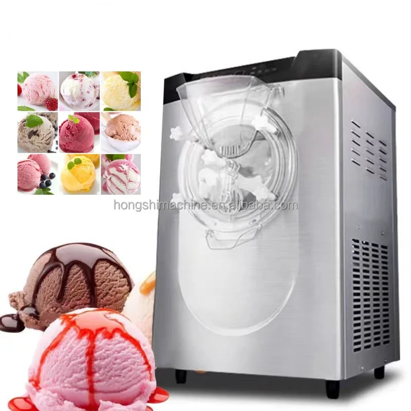 

Small Ice Cream Machine, High-quality Stainless Steel Desktop Ice Cream Machine, Italian Ice Cream Equipment