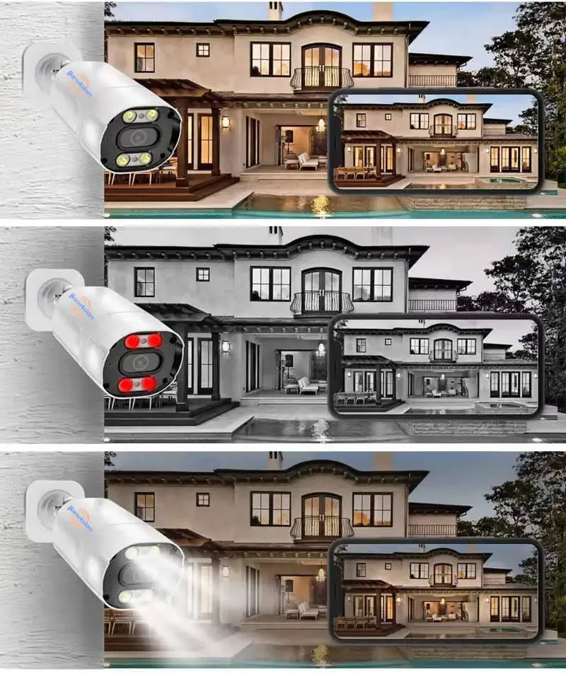 Jianvision POE IPC H.264 H.265 Kit Cctv cámara de seguridad DVR 24 canales sistema de cámara Cctv 8mp 4k Audio bidireccional Nvr para cámara Ip