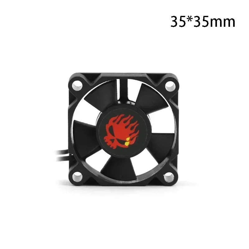 고속 냉각 팬 25mm 30mm 35mm 40mm 45mm 50mm 1/10 RC 자동차 ESC 모터 방열 범용 부품