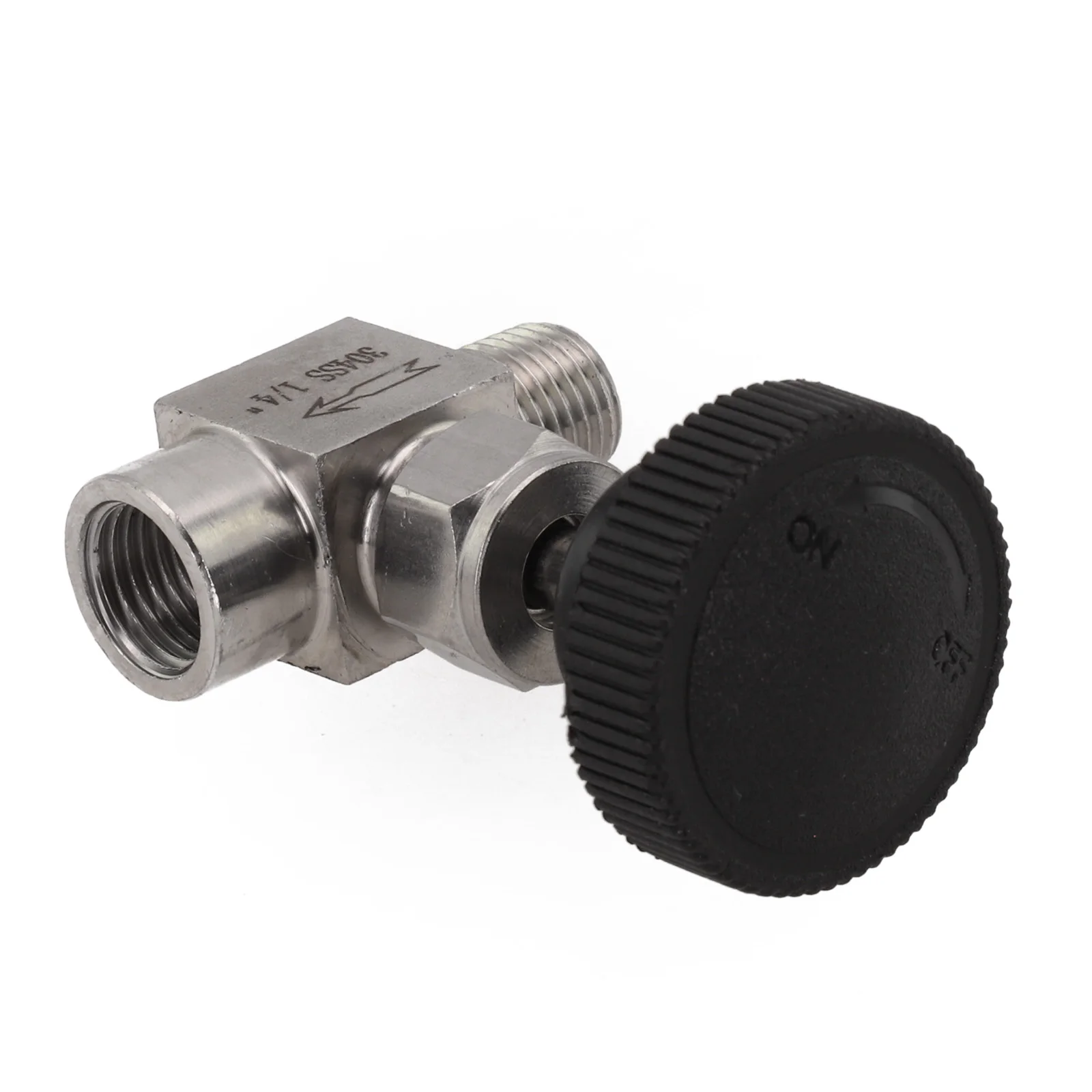 

Flow Control Valve 14 NPT Female to Male 304 Stainless Steel Water Gas Oil Max Pressure 915 PSI Package Includes 1 Valve