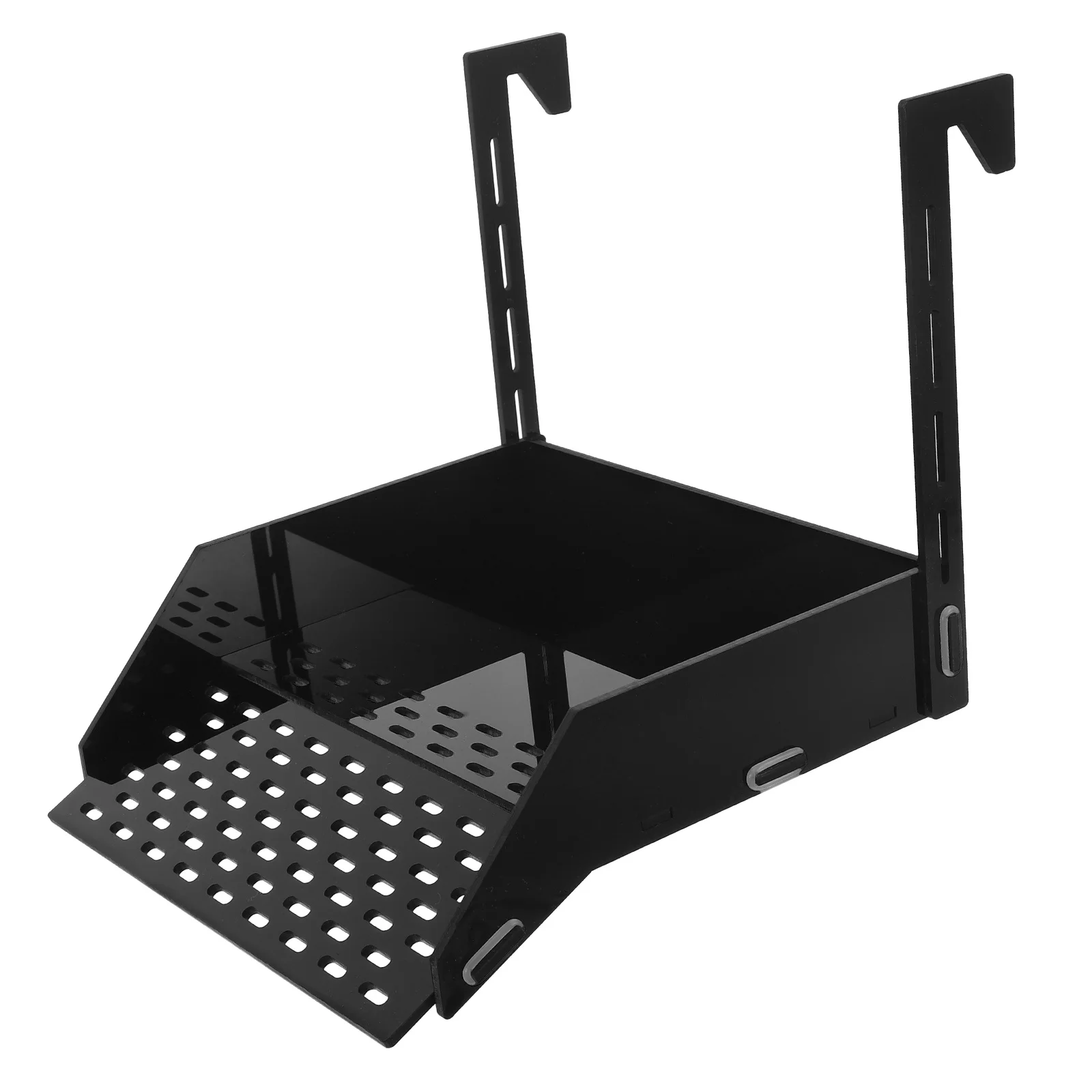 

Hanging Acrylic Turtle Basking Platform Thick 0.4 Inch Adjustable Slip-Resistant Ramp Resting Feeding Dock Large Turtle Tank