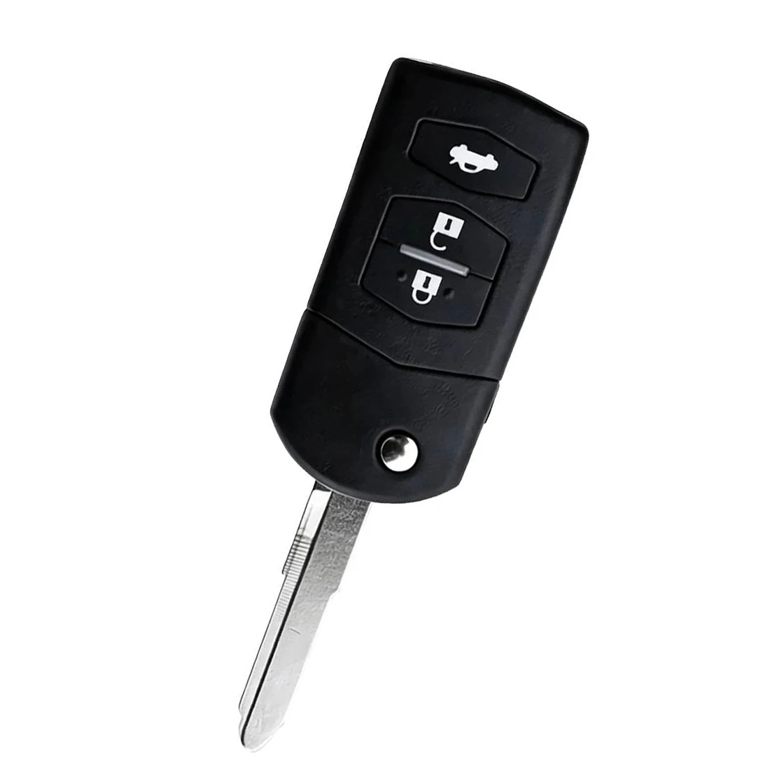 3 Button Flip Smart Key Fob Case Folding Key Shell Cover fit for Mazda 2 3 5 6 RX-8 MX-5