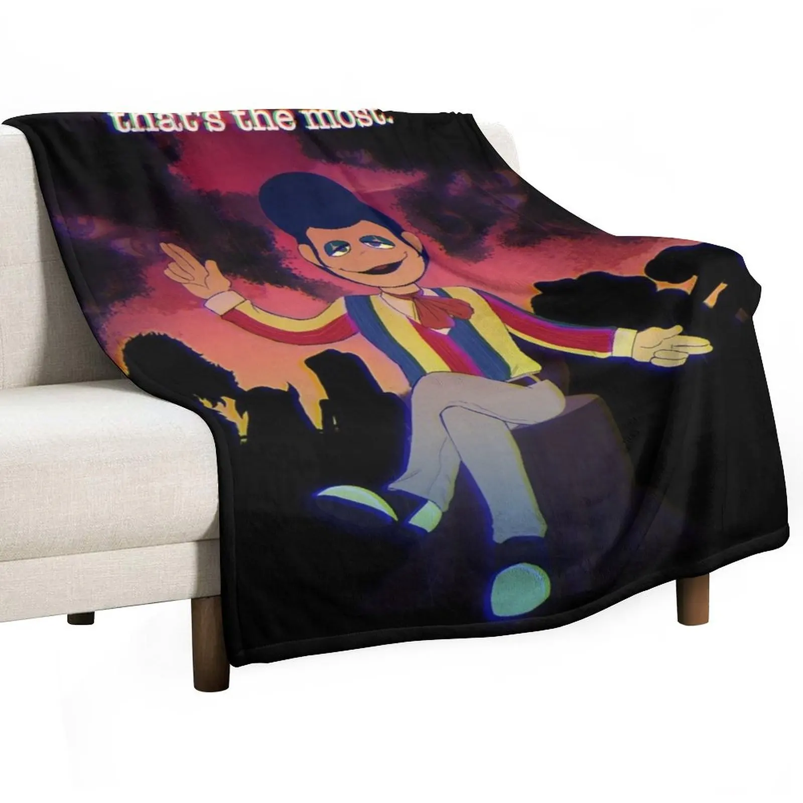 

Welcome Home Wally Darling Art Throw Blanket Cute Plaid Thermal Sofas Luxury Throw Blankets