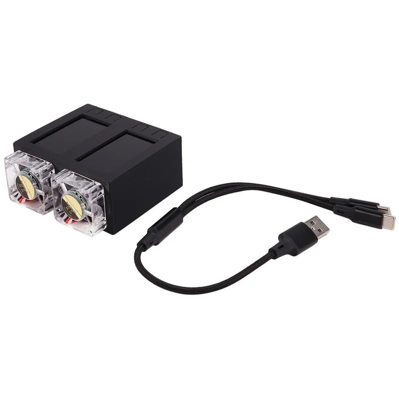 

Nerdminer V2 Miner 78KH/S*2 Dual Screen BTC Solo Lottery Miner Bitcoin Nerd Miner Lotto Miner With Luminous Fan A