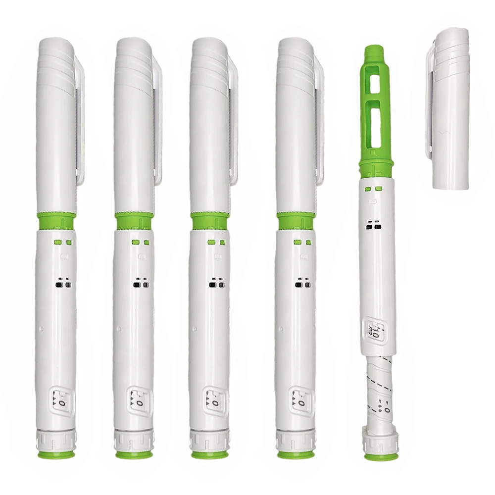 20Pack Eco-Friendly 0-2.5-5-7.5-10mg Plastic Disposable Injection Pen 60U Peptide Pen Magic Pen Compatible with 3ml Cartridge