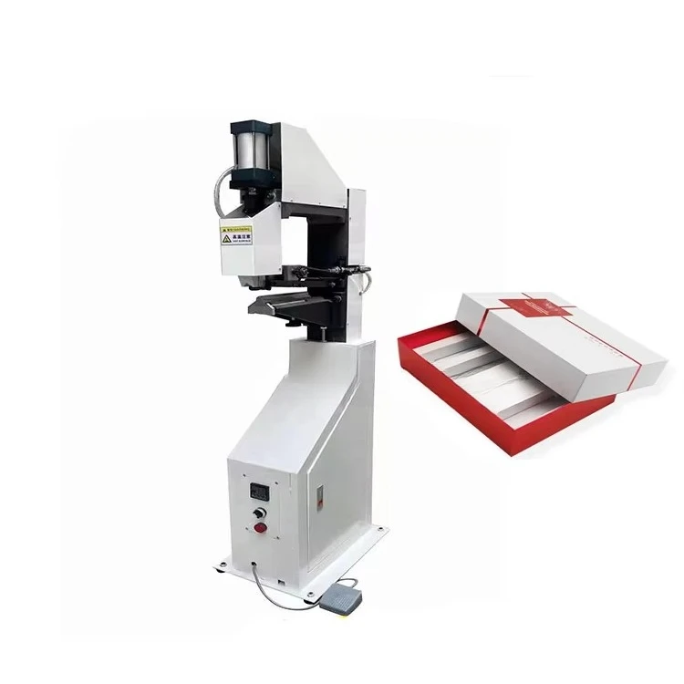 

Ручная машина для формования картонных коробок с жесткой коробкой, машина для склеивания угловых коробок для изготовления подарочной коробки