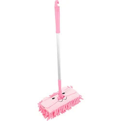 Children House Cleaning Toy Children's Mop Kids Tool Model Toddler Cleaning Toy Simulation Tools Pink Housekeeping Educational