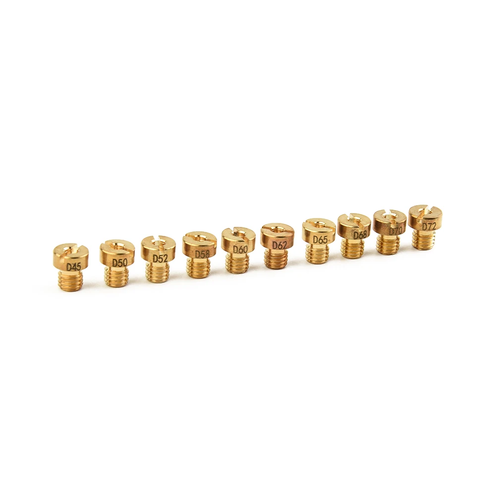Carburetor Nozzle Thread Main Jets 5mm 6mm Jets Nozzle Kit Nozzle Set PHBD Set Sizes 50-72 5x0.75mm Accessories