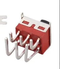 100pcs High-current Toggle Switch Straight Pin Bent Pin