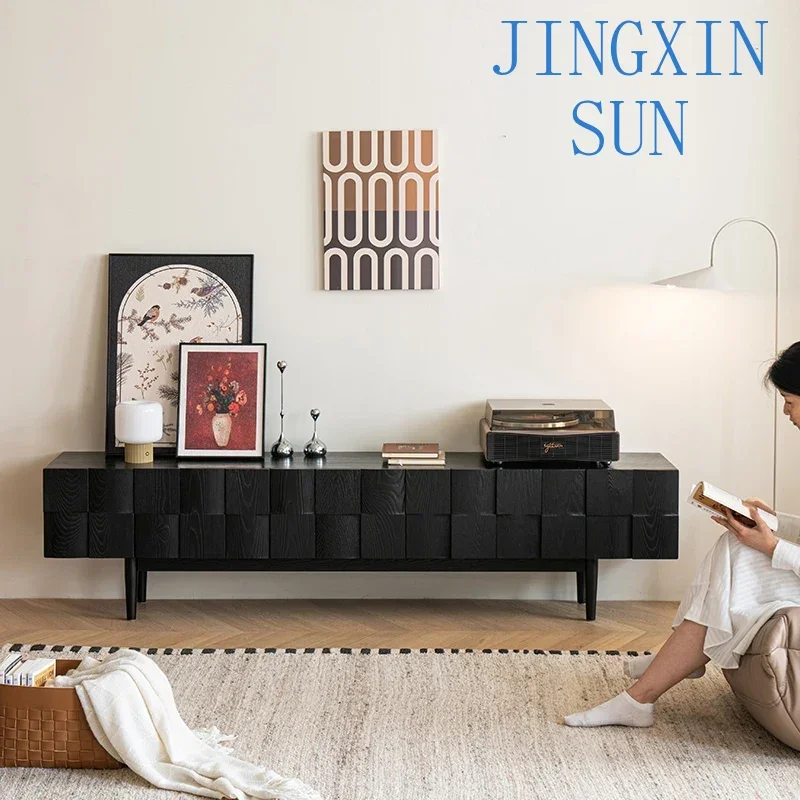 Luxury Entertainment Modern TV Stand Center Electric Fireplace Floating Design Wooden Console Cabinet Muebles Para Hogar