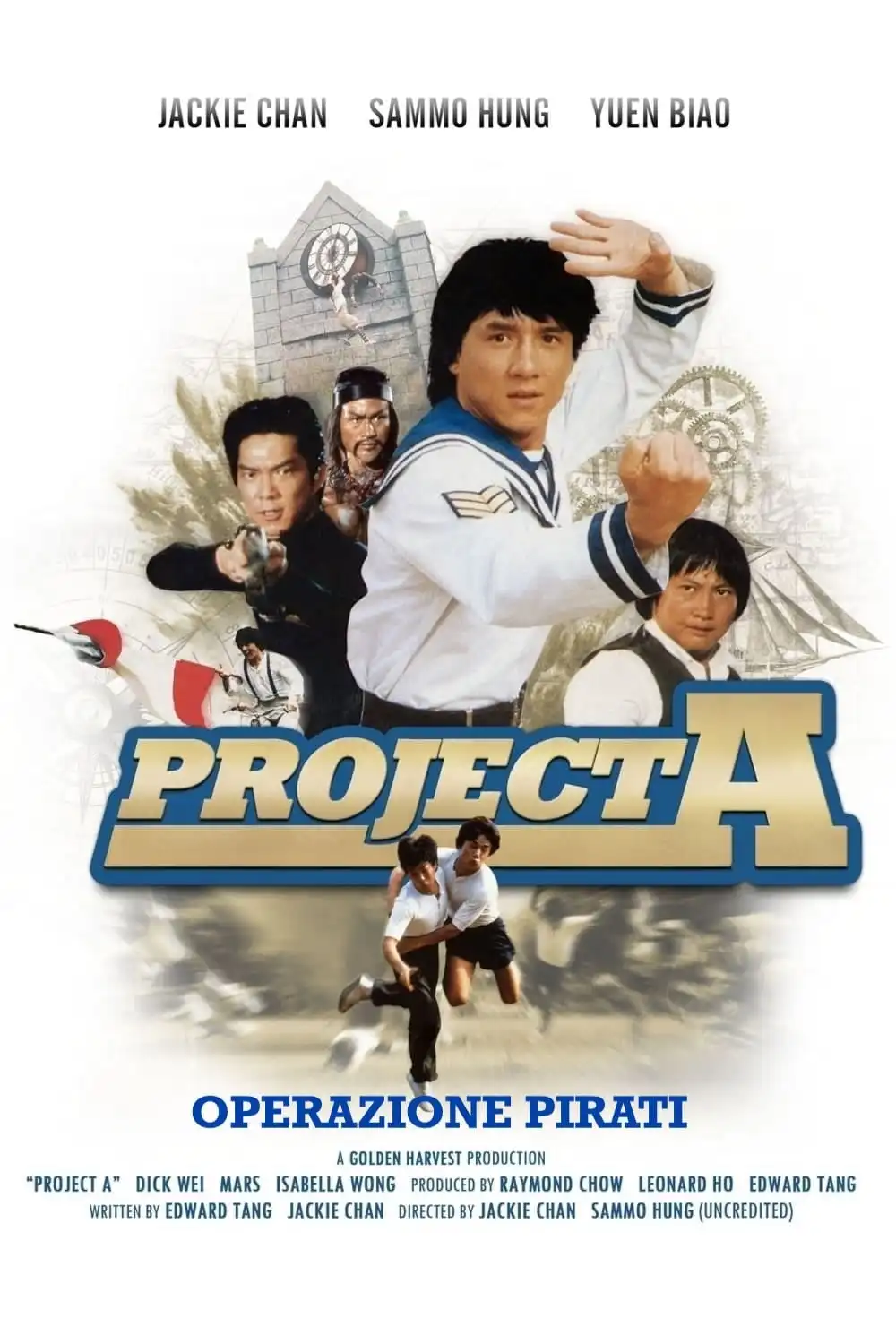 Project A - Operazione pirati italian Movie Print Art Canvas Poster For Living Room Decor Home Wall Picture