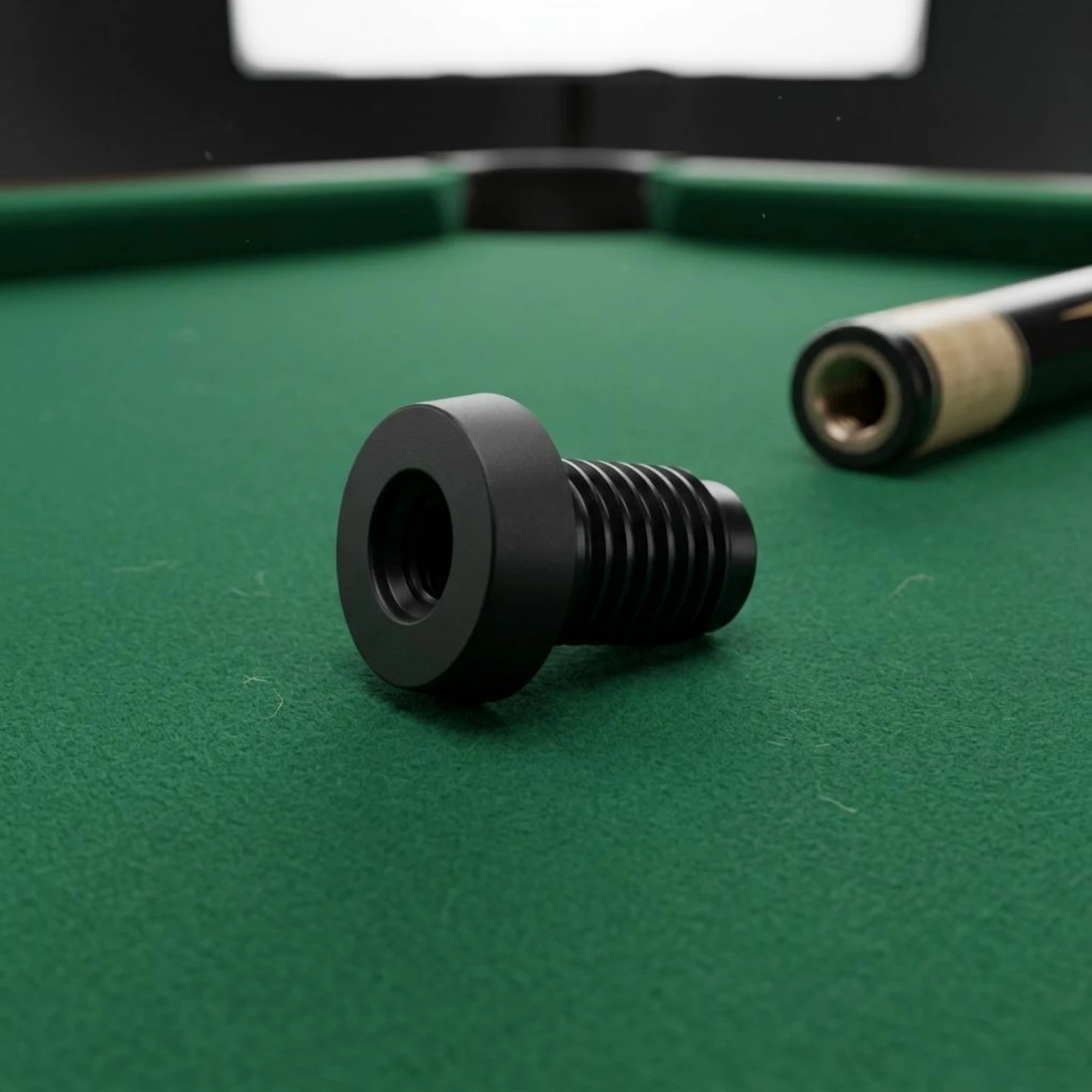 

Billiard Cue Butt Screw Cylindrical Cue Extension Connector Billiard Extension Black Sports Accessory Compact