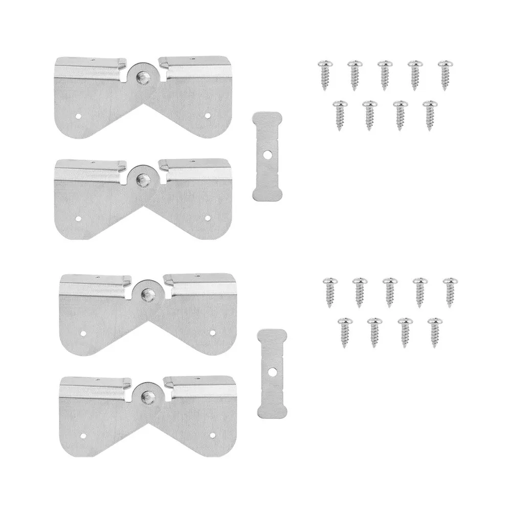 Gutter Downspout Hinge Extension Kit Made of Aluminum for Improved Water Drainage and Debris in Building Applications