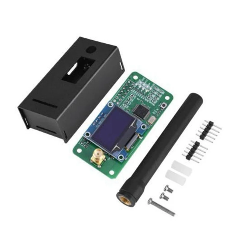 

1 Set Mmdvm Board UHF VHF UV MMDVM Hotspot Module For P25 DMR YSF-DSTAR NXDN For Raspberry Pi Zero 3B + OLED+Metal Case +Antenna