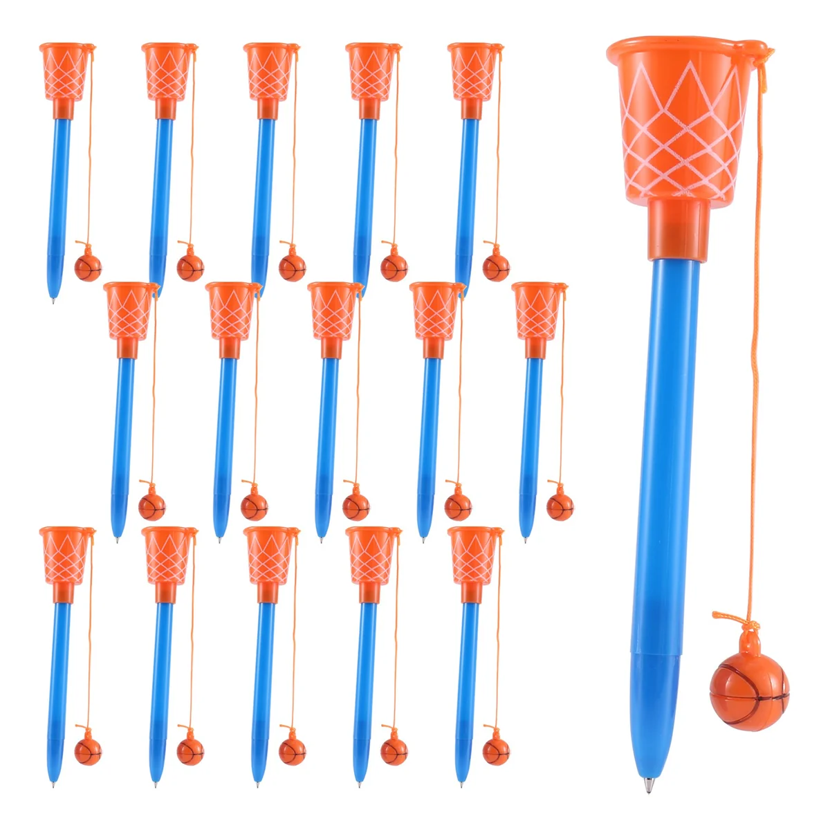 ABZL Basketball Hoop Pens,Basketball Party Favors -Sports Novelty Pens with Basketball Toss for Sport Themed Birthday Party