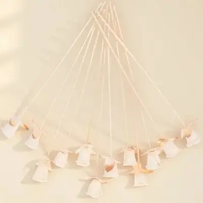 

12Pcs Rattan Fragrance Sticks Aroma Diffuser Fireless Essential Oil Diffuser Indoor Aromatherapy Accessories Vase Decor Bedroom