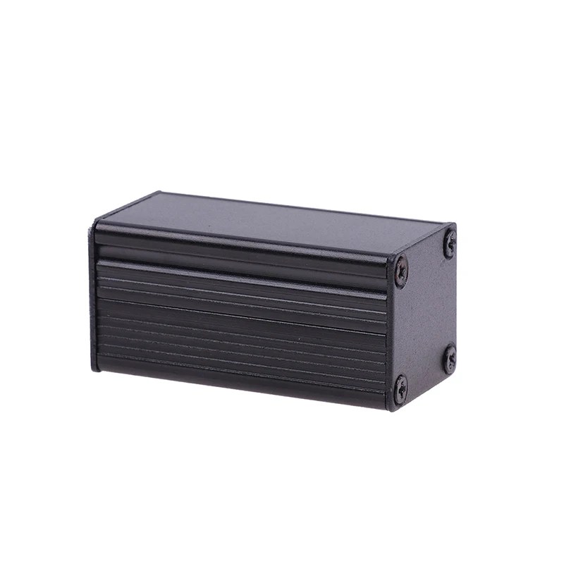 1PC Black Aluminum Enclosure Case DIY Extruded Electronic Project Box 50x25x25mm For Power Supply Units