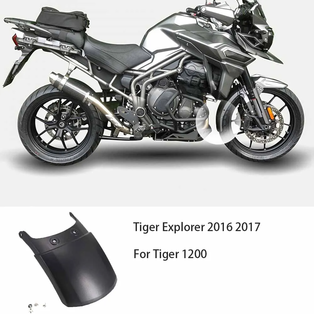 

NEW Motorcycle Accessories For Tiger 1200 For Tiger Explorer 2016 2017 ABS Front Mudguard Fender Rear Extender Extension NEW