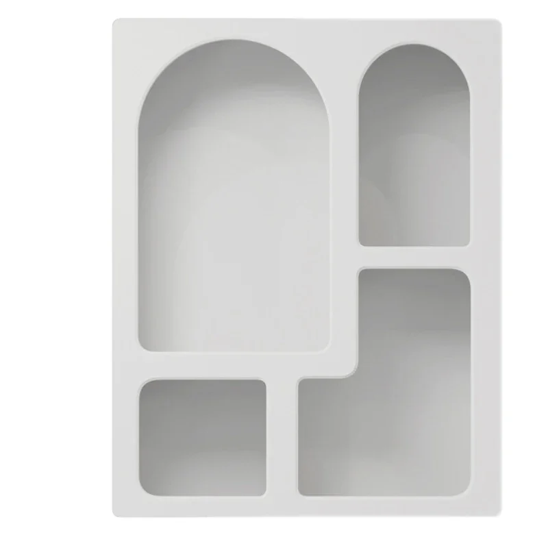 

TLL Entrance Cabinet Storage Cabinet Living Room Modern Arch Cabinet Ins Style Storage Rack